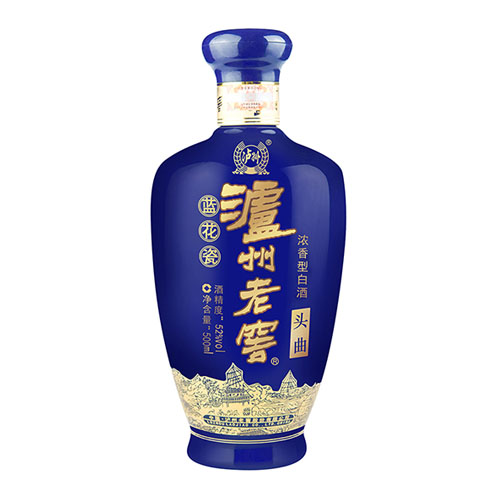 泸州老窖蓝花瓷头曲酒